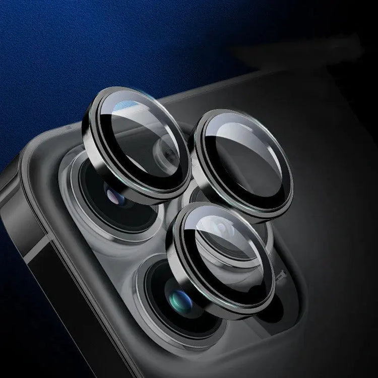 3-2pcs Camera Lens Protector For iPhone 12 13 14 15 Pro Max 13 Mini Metal Ring Protector Glass Camera Lens For iPhone 15 Pro Max - HASHTAG