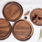 Round wooden plate - HASHTAG