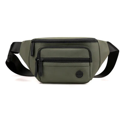 Fashion Man Waist Bag Fanny Pack Waterproof Chest Pack Outdoor Sports Crossbody Bag Casual Travel Male Belt Bag Hip Waist Packs-1
