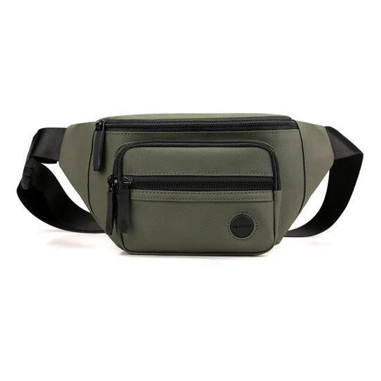 Fashion Man Waist Bag Fanny Pack Waterproof Chest Pack Outdoor Sports Crossbody Bag Casual Travel Male Belt Bag Hip Waist Packs-1