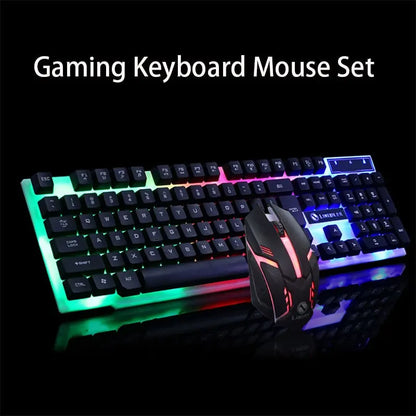 GTX300 Gaming CF LOL Gaming Keyboard Mouse Glowing Set AliExpress