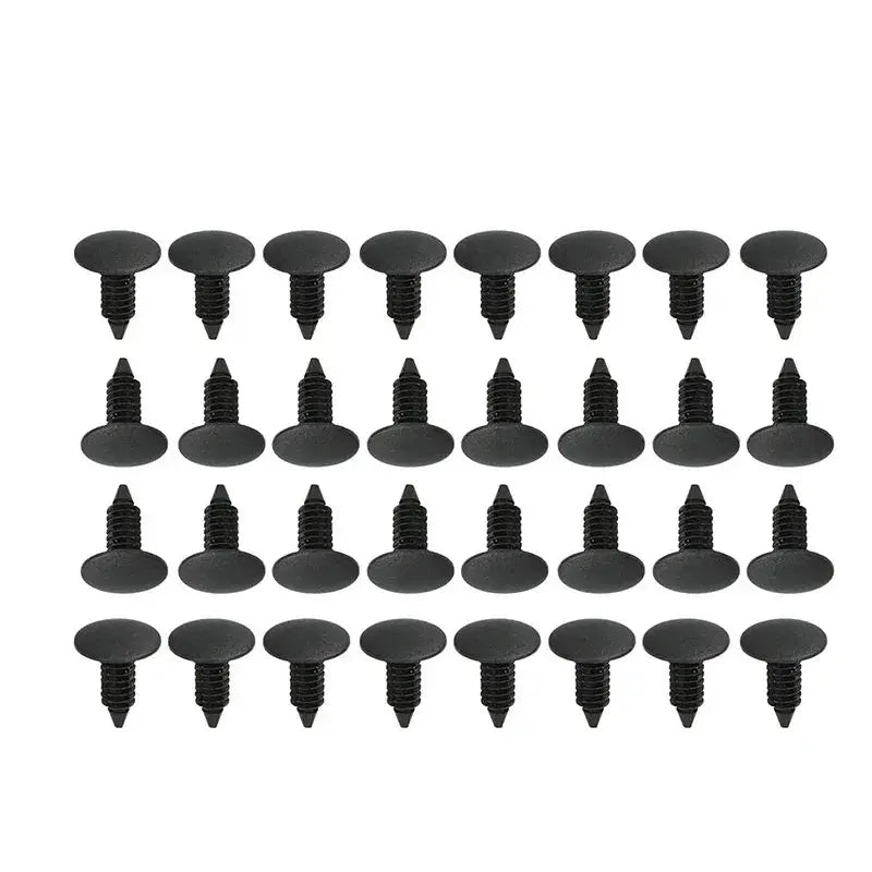 190pcs Car Retainer Clips 6 Size Plastic Fasteners Kit Auto Trim Panel Clip Mixed Car Body Bumper Rivet Set - HASHTAG