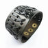 Retro Wide Leather Hand-strung Bracelet For Men And Women HASHTAG