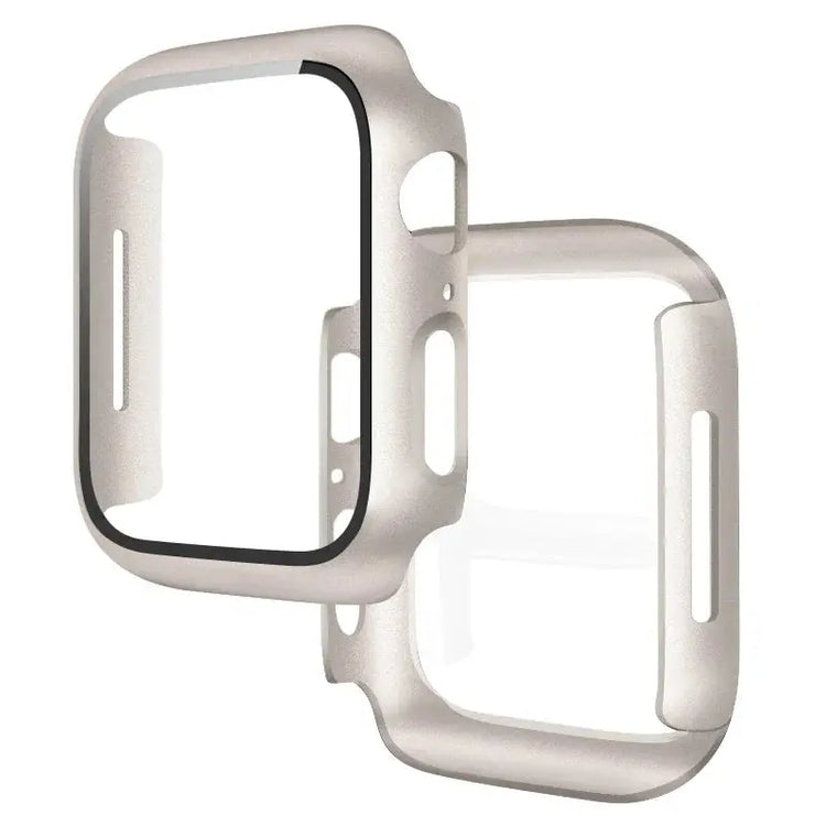 Tempered Glass+Cover for Apple Watch 11 10 9 8 7 46Mm 42Mm PC Bumper Screen Protector Case Iwatch Series 7 6 5 4 SE3 44 40 45Mm