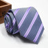 Classic Stripe Necktie Men Business Formal Wedding Tie 8Cm Blue Black Pink Red Neck Ties Fashion Shirt Dress Accessories