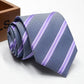 Classic Stripe Necktie Men Business Formal Wedding Tie 8Cm Blue Black Pink Red Neck Ties Fashion Shirt Dress Accessories