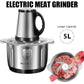 5L Electric Meat Grinder Mincer Mixer Home Blender Alimentare Chopper Processor Blade AliExpress