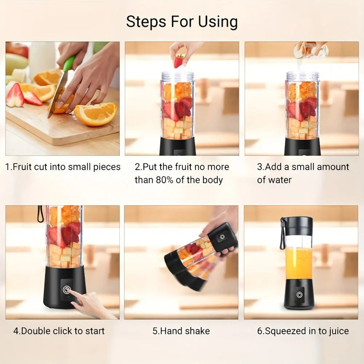 Frullatore portatile ricaricabile tramite USB Ifeling - Mini frullatore personale - My Hashtag Shop