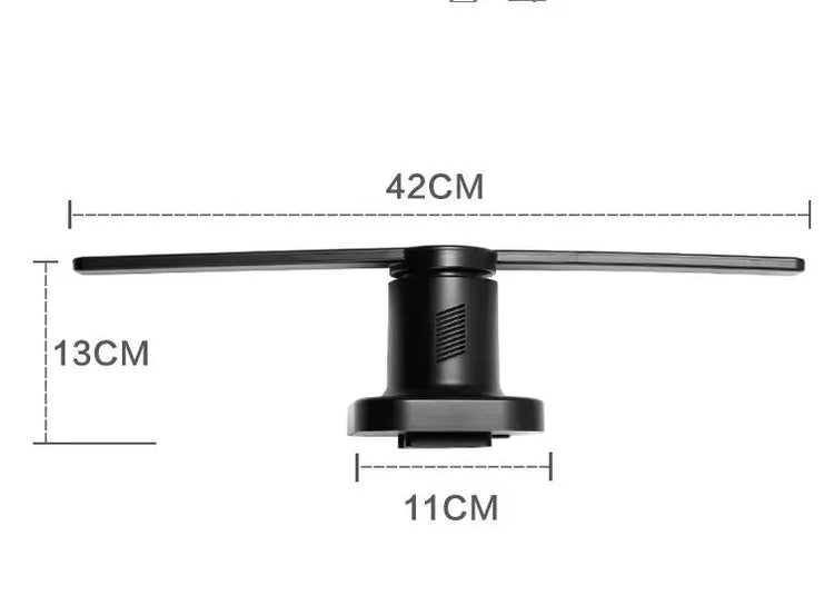 3D Holographic Projector Hologram Player Display Fan Unique Hologram Projector HASHTAG BAR TABACCHI