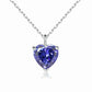 Simple Heart-shaped Zircon Pendant Necklace Versatile HASHTAG