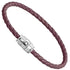 Montblanc bracciale in acciaio a 3 anelli e pelle Meisterstück Cassis misura L 13431368 Capodagli 1937