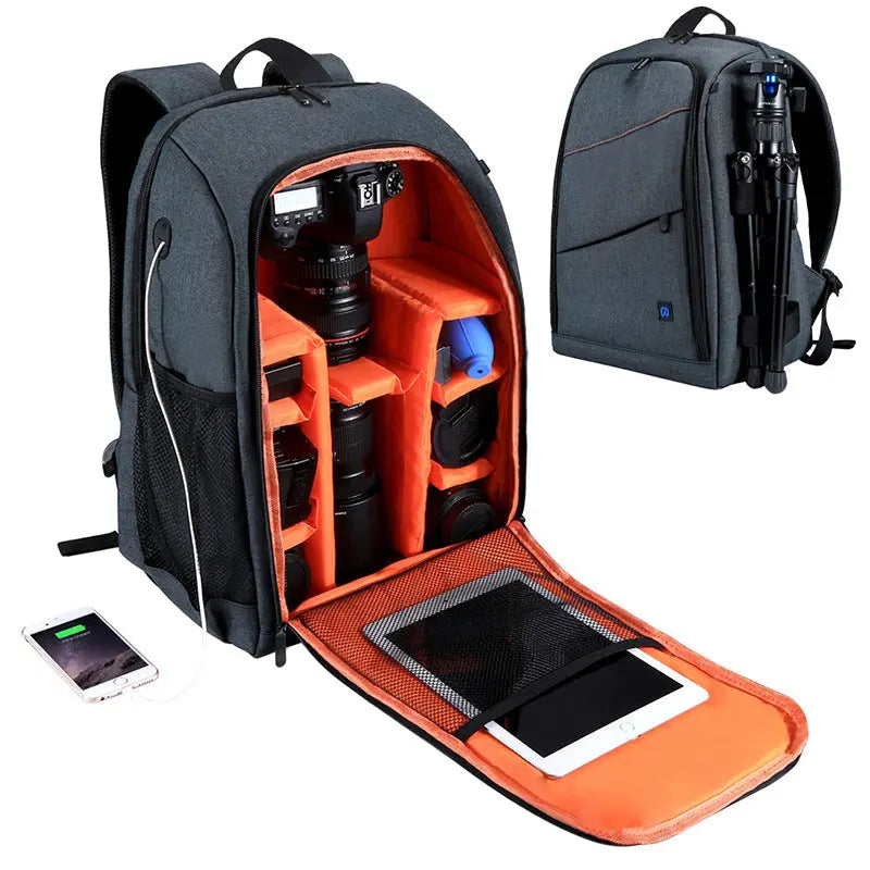 Camera backpack waterproof camera bag HASHTAG