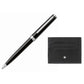 Montblanc set sfera Pix e portacarte di credito 6cc Meisterstuck nera 137793 Capodagli 1937