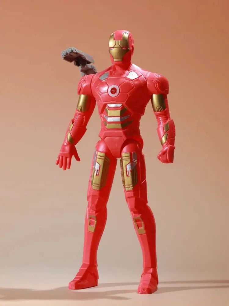 Avengers Anime Action Figure Spiderman Iron Man Captain America Marvel PVC Doll Boys Kids Toys Children Christmas Birthday Gifts - HASHTAG