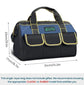 AIRAJ Multifunctional Tool Bags 1680D Oxford Cloth Electrician Bags Waterproof and Wear-Resistant High Capacity Storage Bags HASHTAG