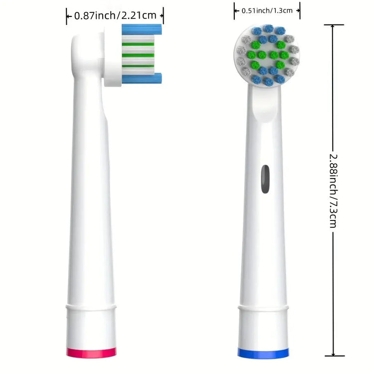 4/12/16/20 Pcs Replacement Toothbrush Heads Compatible with Oral-B Braun Professional Electric Toothbrush Heads Brush Heads - HASHTAG