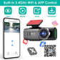 1Pc 4K 1080P Car Dash Cam 2.4GHz WiFi Car Camera Mini Driving Recorder With 140 Degree Wide Angle APP Control Night Vision G-sensor Loop Recording