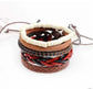 Leather Bracelet Men Multilayer Bead Bracelet Punk Wrap Bracelets for Women Vintage punk Men Jewelry AliExpress