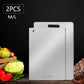 WXCOO Chopping Board Stainless Steel Double Sided Thickened Kneading Dough Board Kitchen Household Fruit Cutting Block