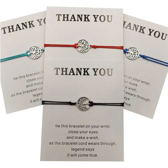 Hand-woven Rosso Rope Tree of Life Bracelet AliExpress