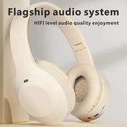 Comfortable all ear wireless earphones Type-C charging connection, wireless support for calls, memory card for MP3, audio cable for wired computer earphones HASHTAG