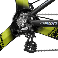 CYSUM aluminum electric city bike - 29 inch magnesium wheel, 500 watt, Puce Hades