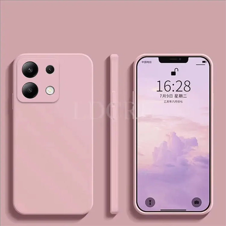 For Xiaomi Redmi Note 13 Case Liquid Silicone Cover Redmi Note 13 Pro plus Case TPU Protective Phone Case Redmi Note 13 Cover