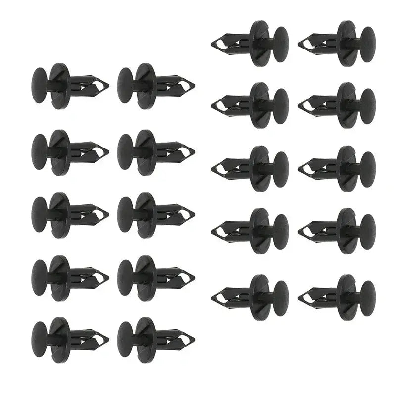 190pcs Car Retainer Clips 6 Size Plastic Fasteners Kit Auto Trim Panel Clip Mixed Car Body Bumper Rivet Set - HASHTAG