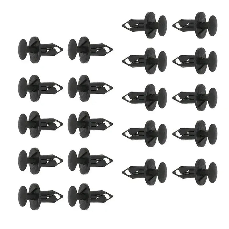 190pcs Car Retainer Clips 6 Size Plastic Fasteners Kit Auto Trim Panel Clip Mixed Car Body Bumper Rivet Set - HASHTAG