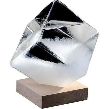 Glass Bottle Water Cubes Droplet Storm - HASHTAG