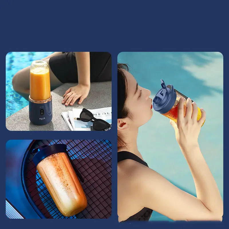 6blade Portable Blender Mini Juicer Cup Extractor Smoothie USB Charging Fruit Squeezer Blender Alimentare Mixer Ice Crusher Portable Juicer Machine AliExpress