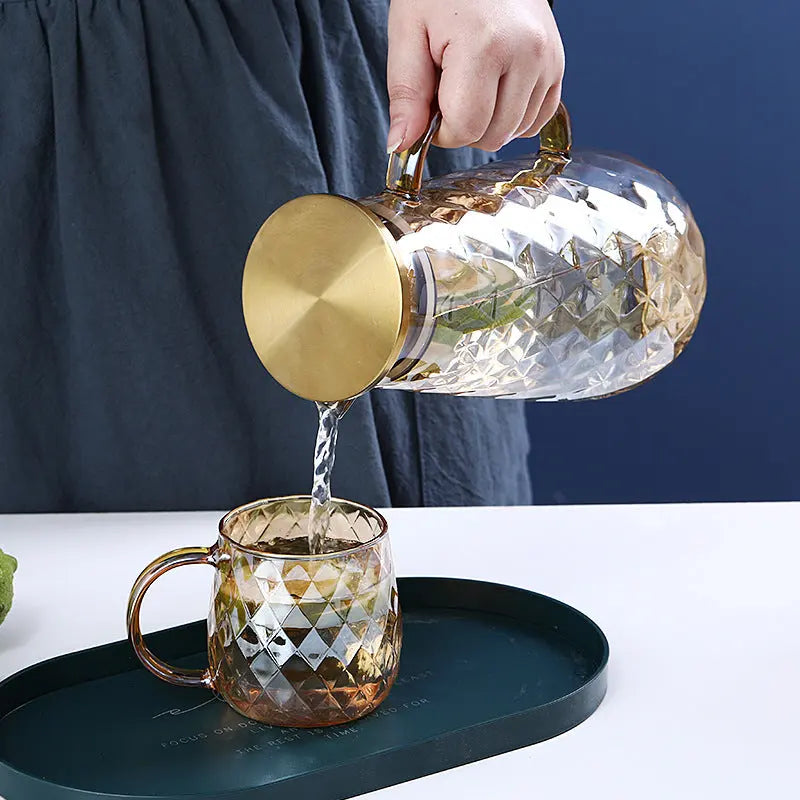 Vangaux Thickened Glass Cold Flask Small Fresh Champagne - HASHTAG