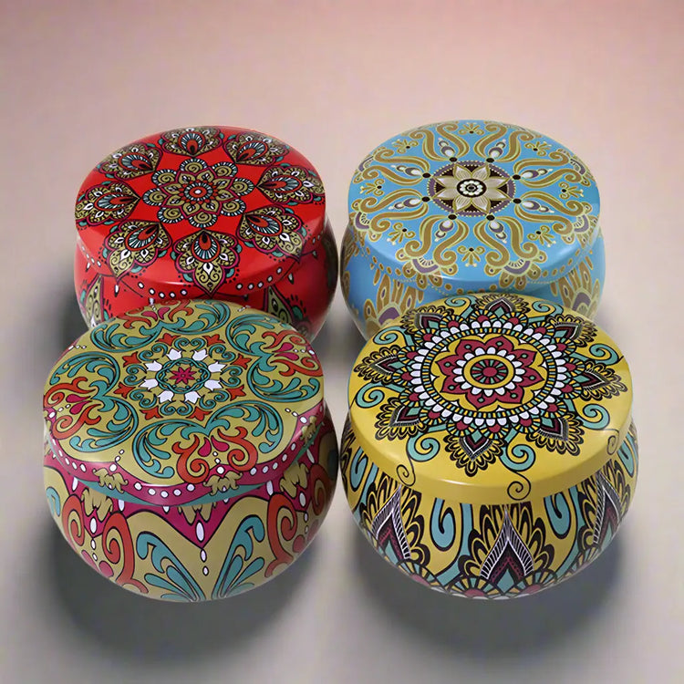 SCENTED CANDLES  Breathtaking Aroma, Package Phrases Beautiful Gift Box x4 Liebe - Making Life Easier