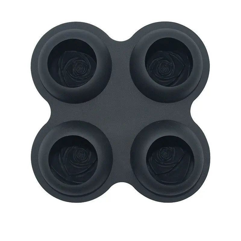 Ice Molds Large Rose Flower Silicone 3D Liebe - Making Life Easier