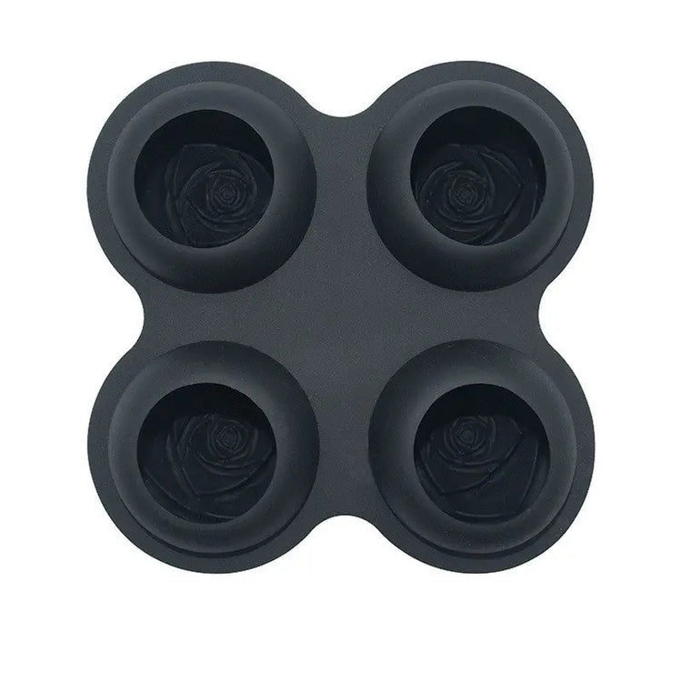 Ice Molds Large Rose Flower Silicone 3D Liebe - Making Life Easier