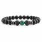 Braccialetto di perline yoga con sette chakra e perline di pietra da 8 mm8mm Stone Beads Seven Chakra Yoga Beaded Bracelet