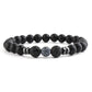 Braccialetto di perline yoga con sette chakra e perline di pietra da 8 mm8mm Stone Beads Seven Chakra Yoga Beaded Bracelet