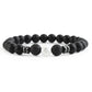 Braccialetto di perline yoga con sette chakra e perline di pietra da 8 mm8mm Stone Beads Seven Chakra Yoga Beaded Bracelet