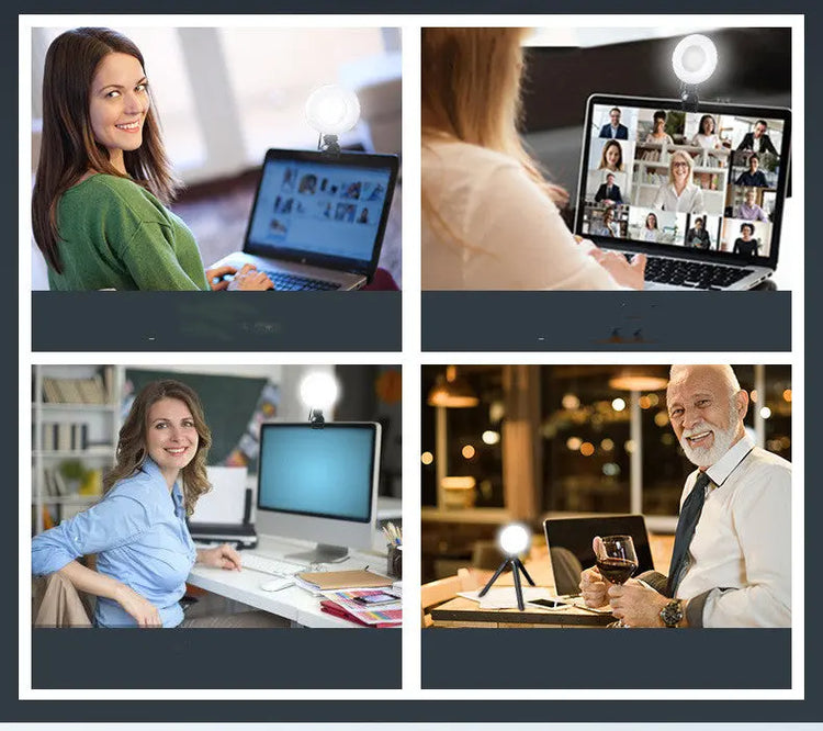 Videoconferenza Luce di riempimento da 4 pollici Luce per fotografia - My Hashtag Shop