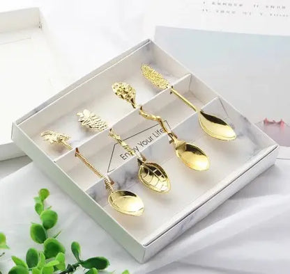 Enjoy Your Life Set Of Dessert Spoons Liebe - Making Life Easier