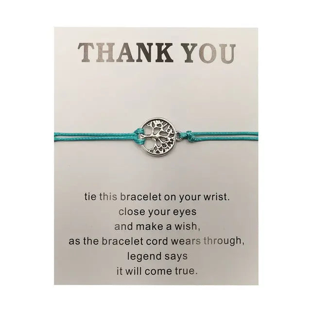 Hand-woven Rosso Rope Tree of Life Bracelet AliExpress