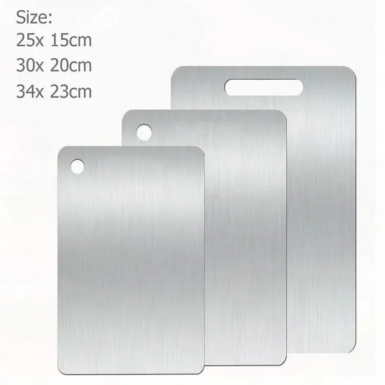 Stainless Steel Panel and Chopping Board Kitchen Household Thickened Double Sided Cutting Board Block Kneading Dough Boards
