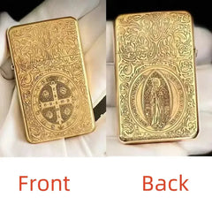 Exquisite Brass Kerosene Lighter Slim Windproof Vintage Grinding Wheel Ignition Lighter Cigarette Accessories Men's Gift HASHTAG BAR TABACCHI