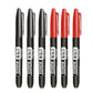 6 PCS Permanent Marker Pen Manga Drawing Markers Black Blue Red Waterproof Ink Sketch Pens Stationery Art School Supplies - HASHTAG