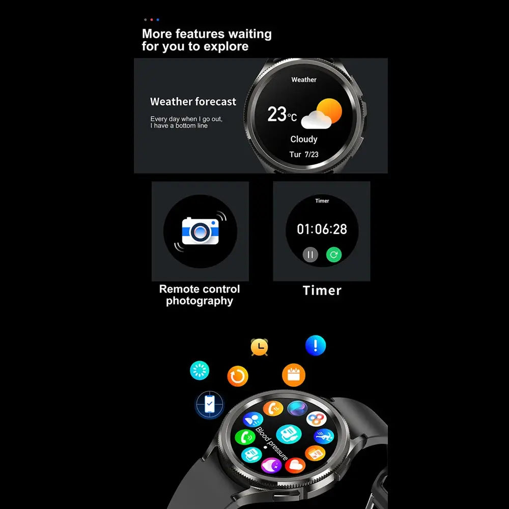 New Bluetooth Call Fashion Smart Watch 6 Classic Men&