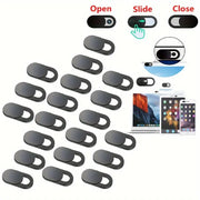 20pcs/100pcs Mobile Phone Computer Lens Cover Camera Protection Cover Metal Blocking Sticker Webcam Cover Privacy Cover HASHTAG