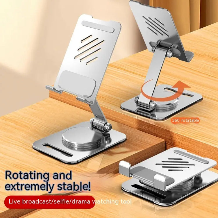 360 Degrees Rotate Metal Desk Mobile Phone Holder Stand For Phone Pad Adjustable Desktop Tablet Holderl Table Cell Phone Stand AliExpress