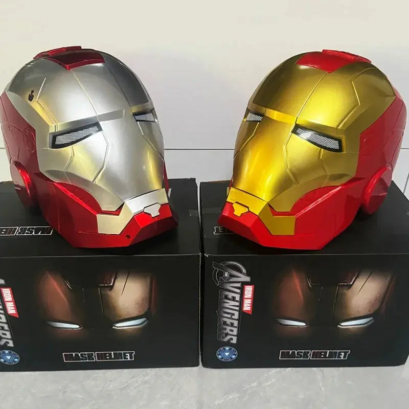 In Stock Marvel Avengers Iron Man Helmet Adult Child Model Cosplay 1:1 Light Led Ironman Mask Action Figure Toys Children Gift - My Hashtag Shop
