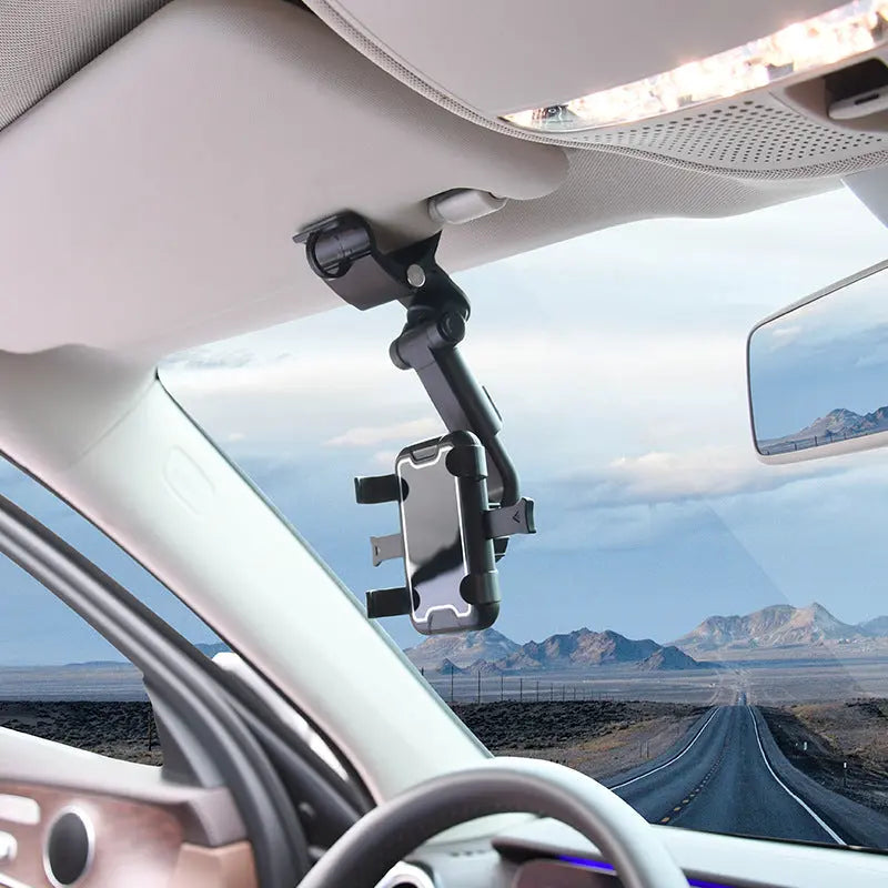 Sun Visor Chuck Car Mount Multifunctional Navigation Mount Rearview Mirror Holder Car Mobile AliExpress
