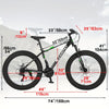 26in Adult/Youth full 21 speed mountain tire bike, double disc brakes, high carbon steel frame, front suspension, mountain bike, City commuter city bike, bike HASHTAG